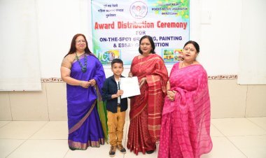 ECoRWWO ORGANIZES AWARD DISTRIBUTION CEREMONY FOR ON THE SPOT DRAWING, PAINTING & ESSAY COMPETITION.