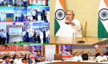 Hon'ble CM Sri Naveen Patnaik today initiated the 16th phase of inauguration and ground-breaking for 19 projects in the state