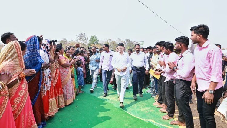 5T ସଚିବ ଭି.କେ.ପାଣ୍ଡିଆନ୍ ଙ୍କ ମୟୂରଭଞ୍ଜ ଜିଲ୍ଲା ପରିଦର୍ଶନ