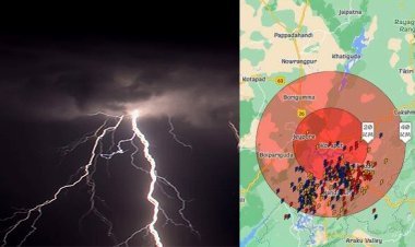 କୋରାପୁଟ ଜିଲ୍ଲାରେ ୭ ମିନିଟରେ ୫୩୯୫ ଥର ବଜ୍ରପାତ