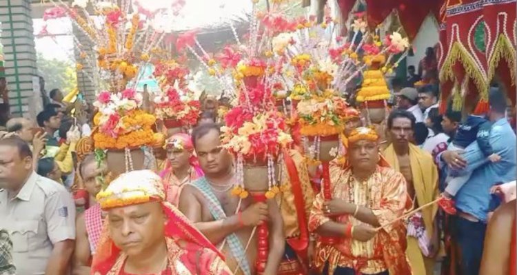 ଝଙ୍କଡ ବାସିନୀ ମା ଶାରଳାଙ୍କ ପୀଠରେ ଚାଲିଛି ଝାମୁଯାତ୍ରା