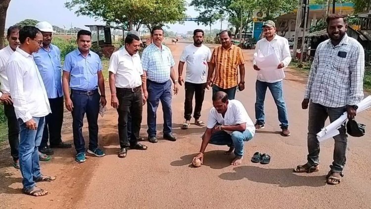ୱାନ ୱେ ରୋଡ ର ଭୂମିପୂଜନ