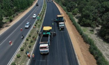 ଏନଏଚଏଆଇ ର ବିଶ୍ବରେକର୍ଡ : ୧୦୦ ଘଣ୍ଚାରେ ୧୦୦ କିଲୋମିଟର ରାସ୍ତା ନିର୍ମାଣ