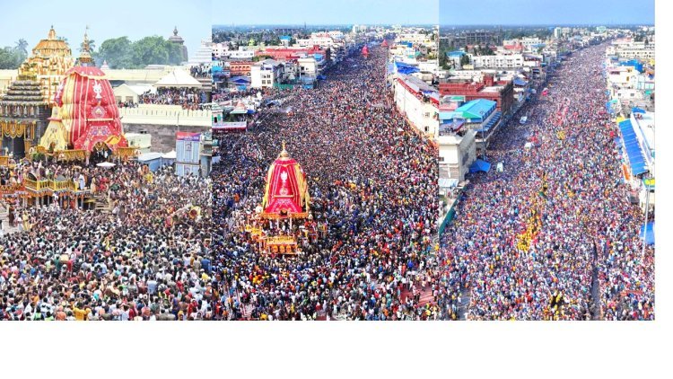 ପୁରୀ ବଡ଼ଦାଣ୍ଡରେ ପୁଣି ଗଡ଼ିଲା ରଥ