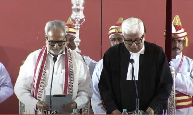 ନୂଆ ମୁଖ୍ୟ ବିଚାରପତି ଜଷ୍ଟିସ ଶୁଭାଶିଷ ତାଳପତ୍ର ଶପଥ ଗ୍ରହଣ