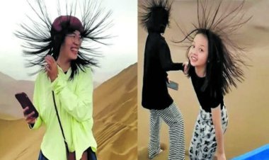 ମରୁଭୂମିରେ ଠିଆ ହୋଇଗଲା କେଶ