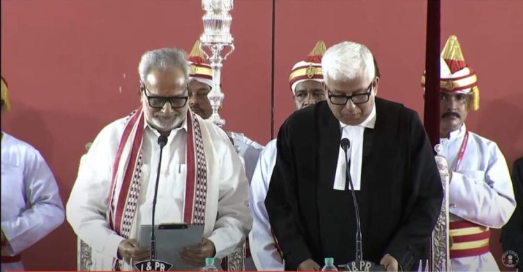 ନୂଆ ମୁଖ୍ୟ ବିଚାରପତି ଜଷ୍ଟିସ ଶୁଭାଶିଷ ତାଳପତ୍ର ଶପଥ ଗ୍ରହଣ