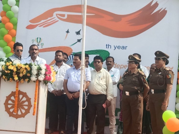 ଭୁବନରେ ୭୭ତମ ସ୍ବାଧିନତା ଦିବସ ପାଳିତ