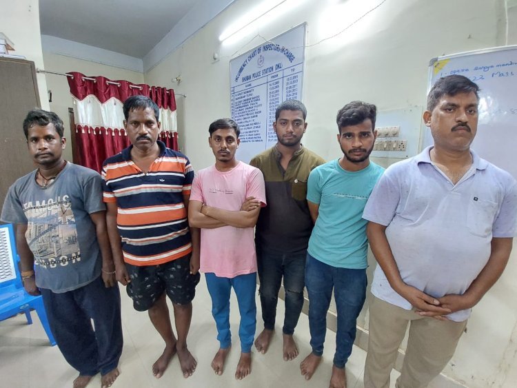 ମେଘା କମ୍ପାନୀ ଚୋରୀ ମାଲ ଉଦ୍ଧାର , ୬ ଗିରଫ, ଟ୍ରକ ଜବତ