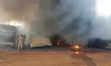 ରାଜଧାନୀରେ ଜଳିଗଲା ୫ ବସ୍