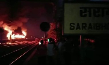 ଦିଲ୍ଲୀ-ଦରଭଙ୍ଗା ଏକ୍ସପ୍ରେସରେ ନିଆଁ, ଟ୍ରେନରୁ ଡେଇଁଲେ ଯାତ୍ରୀ