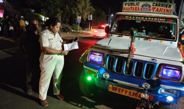 ଜଙ୍କିଆ ଓ ନିରାକାରପୁର ପୁଲିସ ପକ୍ଷରୁ  ରାସ୍ତାରେ ଗାଡି ମୋଟର ଯାଞ୍ଚ