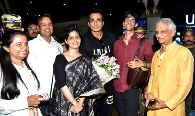 ଭୁବନେଶ୍ବରରେ ପହଞ୍ଚିଲେ ଅଭିନେତା ତଥା ସମାଜସେବୀ ସୋନୁ ସୁଦ