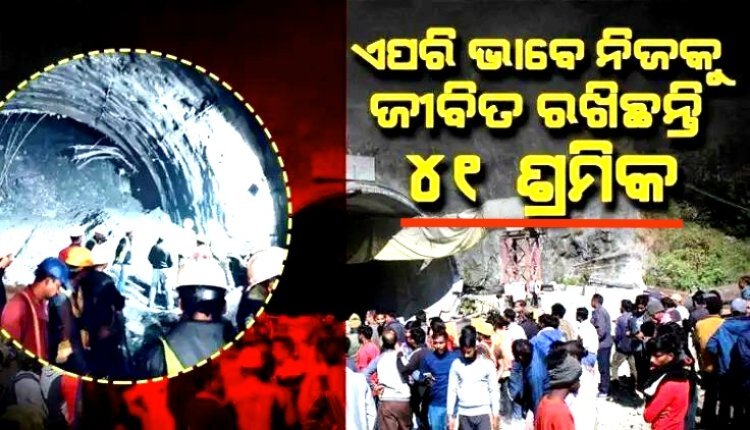 ସୁଡ଼ଙ୍ଗରେ ଫସିଥିବା ୪୧ଜଣ ଶ୍ରମିକ ନିଜକୁ ଜୀବିତ ରଖିବା ପାଇଁ କଣ କରୁଛନ୍ତି ଆସନ୍ତୁ ଜାଣିବା