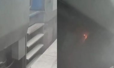 ଜନ ଶତାବ୍ଦୀ ଏକ୍ସପ୍ରେସରେ ଅଗ୍ନିକାଣ୍ଡ, ବଗିରେ ଲାଗିଲା ନିଆଁ