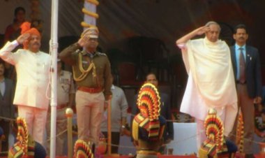 ରାଜ୍ୟସ୍ତରୀୟ ସାଧାରଣତନ୍ତ୍ର ଦିବସ: ପତାକା ଉତ୍ତୋଳନ କଲେ ରାଜ୍ୟପାଳ