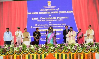 ରାଇରଂଗପୁରରେ ‘ହୋଲିଡେ ହୋମ୍‌’ର ଶିଳାନ୍ୟାସ କଲେ ରାଷ୍ଟ୍ରପତି ଦ୍ରୌପଦୀ ମୁର୍ମୁ