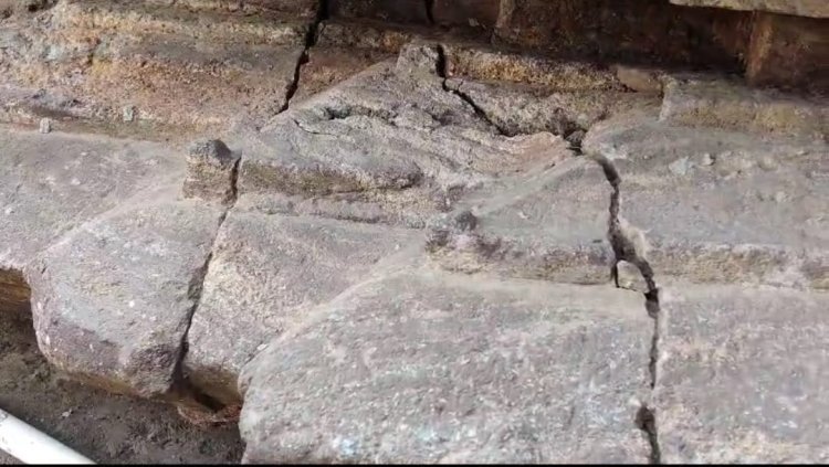 ଶ୍ରୀମନ୍ଦିର ଉତ୍ତର ଦ୍ୱାର ଗୁମୁଟ ପାଶ୍ୱର୍ରେ ଫାଟ