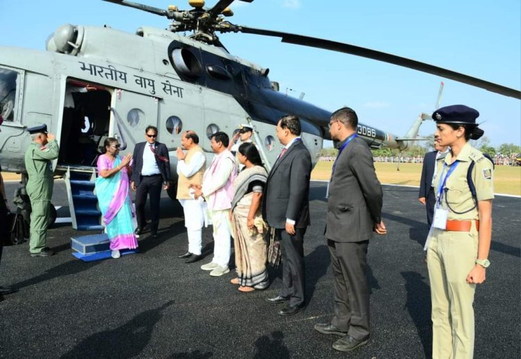କେନ୍ଦୁଝରରେ ରାଷ୍ଟ୍ରପତି