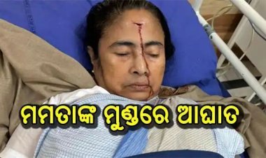 ପଶ୍ଚିମବଙ୍ଗ ମୁଖ୍ୟମନ୍ତ୍ରୀ ମମତା ବାନାର୍ଜୀ ଗୁରୁତର ଆହତ