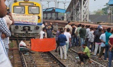 ରେଳ ପ୍ରକଳ୍ପ ବିରୋଧରେ ୨୪ ଘଣ୍ଟିଆ କେନ୍ଦୁଝର ବନ୍ଦ