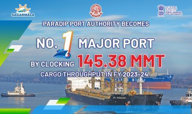 Paradip Port holds the record for the highest volume of cargo in history