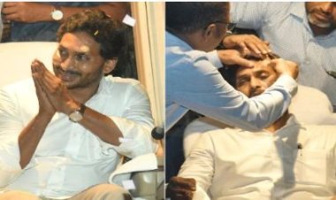 ଆନ୍ଧ୍ରପ୍ରଦେଶ ମୁଖ୍ୟମନ୍ତ୍ରୀ ଜଗନ ମୋହନଙ୍କ ଉପରକୁ ପଥରମାଡ