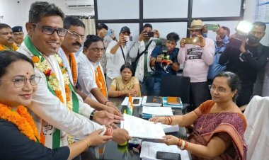 ପରଜଙ୍ଗ ନିର୍ବାଚନମଣ୍ଡଳୀ ପାଇଁ ପ୍ରାର୍ଥୀପତ୍ର ଦାଖଲ କଲେ କଂଗ୍ରେସ ବିଧାୟକ ପ୍ରାର୍ଥୀ