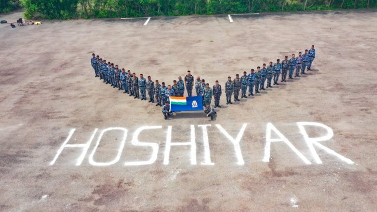 WEAPON TRAINING CAMP ‘HOSHIYAR-24’ BY INDIAN COAST GUARD DHQ-7 (ODISHA)