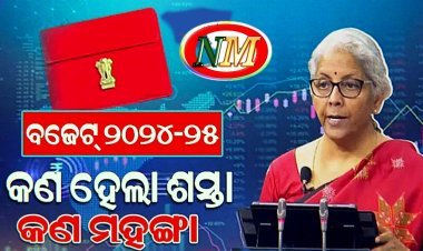 ୨୦୨୪-୨୫ ବଜେଟ:ଜାଣନ୍ତୁ କଣ ଶସ୍ତା କଣ ମହଙ୍ଗା