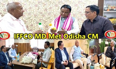 Dr. U.S. Awasthi, Managing Director IFFCO met with Chief Minister of Odisha along with Chief Secretary and Industry and skill development minister of state