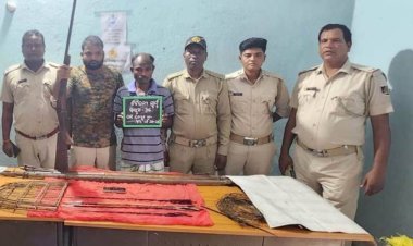 ବିକ୍ରି ପୂର୍ବରୁ ଶିକାରୀ ଠାରୁ ୨୫କିଲୋ ସମ୍ବର ମାଂସ ଜବତ