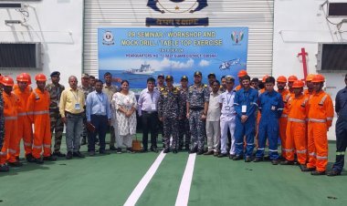 ଭାରତୀୟ ତଟ ରକ୍ଷକ ଦ୍ଵାରା ପ୍ରଦୁଷଣ ପ୍ରତିକ୍ରିୟା କାର୍ଯ୍ୟଶାଳା ର ଆୟୋଜନ 