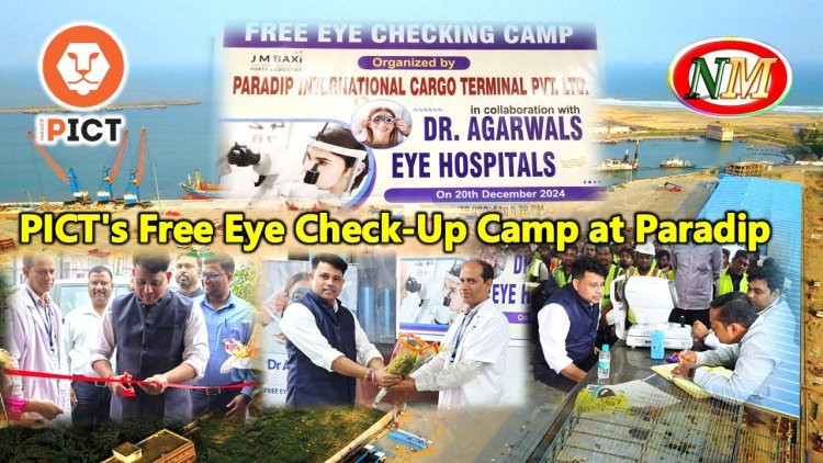 PICT's Free Eye Check-Up Camp at Paradip