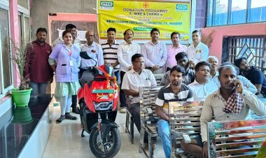 IFFCO Donates E-Bike, Chairs to Central Red Cross Blood Center Cuttack