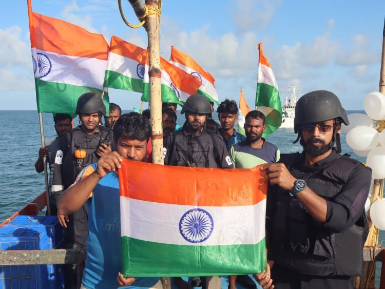Indian Coast Guard celebrate Independence day 2025